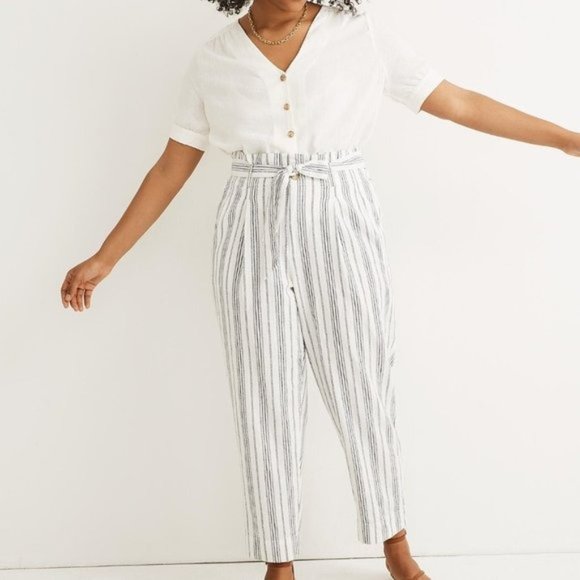 Madewell Pants - 🛒🆕Madewell Pant - Linen/Cotton Paperbag Pants